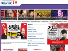 Tablet Screenshot of haydarbas.tv